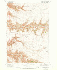 Dead Dog Canyon 1971 topographic map thumbnail