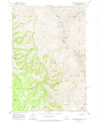 Deadhorse Ridge 1963 topographic map thumbnail