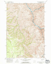Deadhorse Ridge 1963 topographic map thumbnail