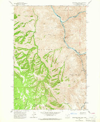 Deadhorse Ridge 1963 topographic map thumbnail