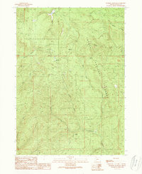 Deadman Mountain 1989 topographic map thumbnail
