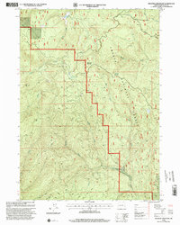 Deadman Mountain 1998 topographic map thumbnail