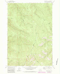 Deardorff Mtn 1972 topographic map thumbnail