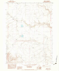 Deer Flat 1983 topographic map thumbnail