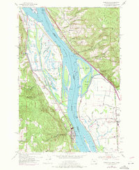 Deer Island 1954 topographic map thumbnail