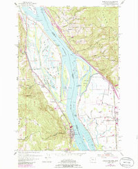 Deer Island 1954 topographic map thumbnail