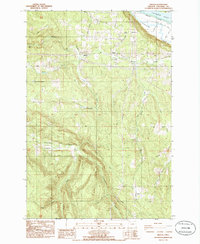 Delena 1985 topographic map thumbnail