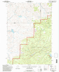 Delintment Lake 1992 topographic map thumbnail