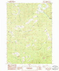 Dement Creek 1986 topographic map thumbnail