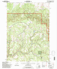 Derr Meadows 1992 topographic map thumbnail