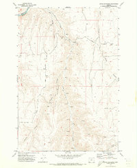 Devils Backbone 1970 topographic map thumbnail
