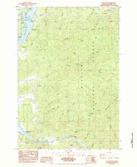 Devils Lake 1984 topographic map thumbnail