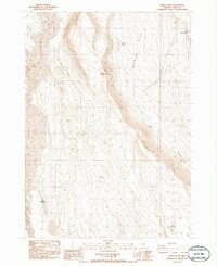 Diablo Peak 1986 topographic map thumbnail