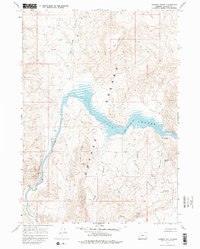 Diamond Butte 1967 topographic map thumbnail