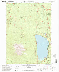 Diamond Lake 1998 topographic map thumbnail