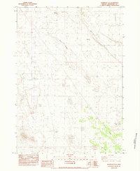 Dickerson Flat 1983 topographic map thumbnail
