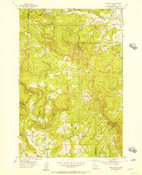 Dixie Mountain 1953 topographic map thumbnail
