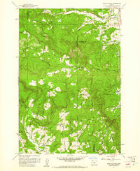 Dixie Mountain 1961 topographic map thumbnail