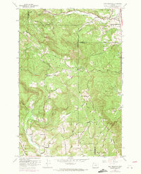 Dixie Mountain 1961 topographic map thumbnail