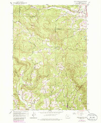 Dixie Mountain 1961 topographic map thumbnail