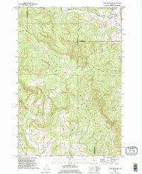Dixie Mountain 1990 topographic map thumbnail