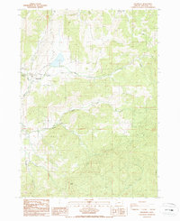 Dixonville 1987 topographic map thumbnail
