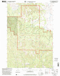 Donaldson Creek 1999 topographic map thumbnail