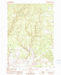 Donnelly Butte 1990 topographic map thumbnail