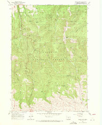Dooley Mtn 1967 topographic map thumbnail