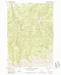 Dooley Mtn 1967 topographic map thumbnail