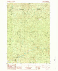 Dovre Peak 1984 topographic map thumbnail
