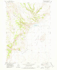 Dowell Butte 1977 topographic map thumbnail