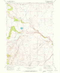 Drake Peak NE 1968 topographic map thumbnail