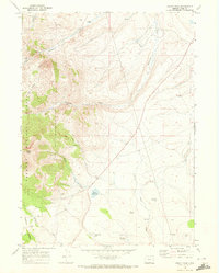 Drake Peak 1968 topographic map thumbnail