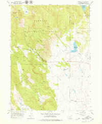 Drews Gap 1964 topographic map thumbnail