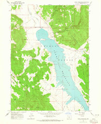 Drews Reservoir 1964 topographic map thumbnail