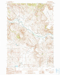 Drewsey 1990 topographic map thumbnail