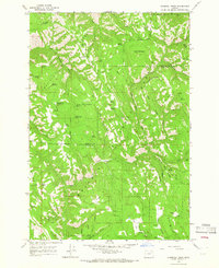 Drumhill Ridge 1964 topographic map thumbnail