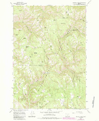 Drumhill Ridge 1964 topographic map thumbnail