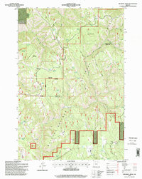 Drumhill Ridge 1995 topographic map thumbnail