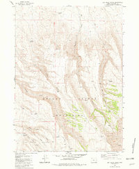 Dry Creek Bench 1981 topographic map thumbnail