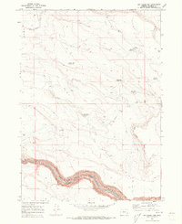 Dry Creek Rim 1969 topographic map thumbnail
