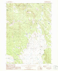 Dry Prairie 1988 topographic map thumbnail