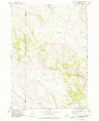 Duck Creek Butte 1977 topographic map thumbnail