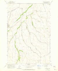 Dufur East 1962 topographic map thumbnail