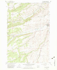 Dufur West 1962 topographic map thumbnail