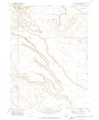 Duhaime Flat West 1971 topographic map thumbnail