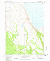 Duncan Reservoir 1982 topographic map thumbnail