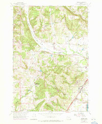Dundee 1956 topographic map preview