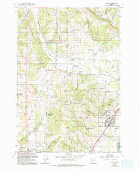 Dundee 1956 topographic map preview